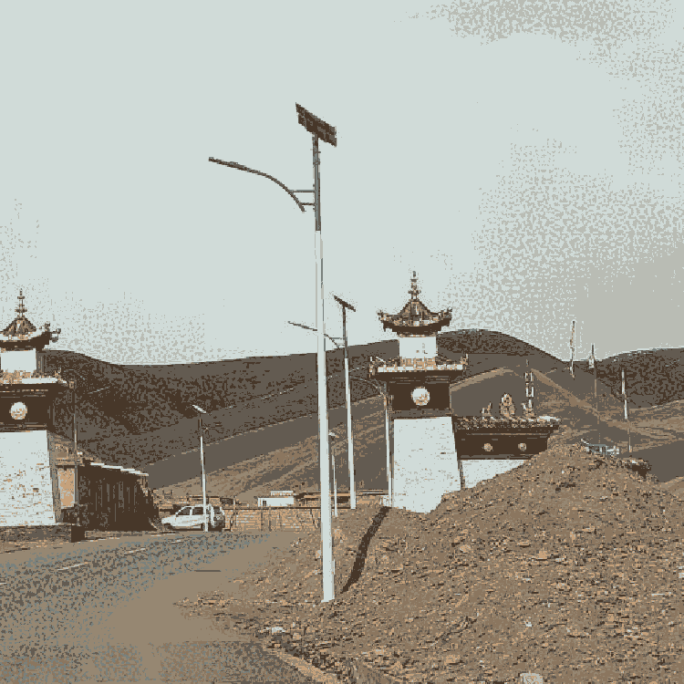 少數(shù)民族特色太陽能路燈可定制價(jià)格優(yōu)惠